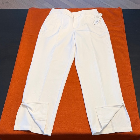 Calia Pants - Calia Stylish White Wide Leg Women's Pants